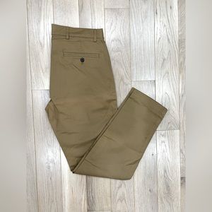 NWT Club Monaco men’s Brown Connor modern slim chinos sz 31x30
